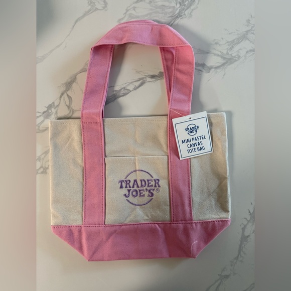 Trader Joe’s Handbags - Trader Joe’s pastel mini Tote Bag